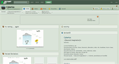 Desktop Screenshot of cyberius.deviantart.com