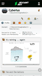Mobile Screenshot of cyberius.deviantart.com