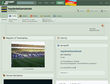 Tablet Screenshot of hepdestektamdestek.deviantart.com