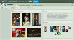 Desktop Screenshot of animegao.deviantart.com