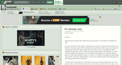 Desktop Screenshot of montyisfat.deviantart.com