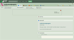 Desktop Screenshot of multicoloredpenguins.deviantart.com