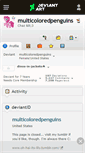Mobile Screenshot of multicoloredpenguins.deviantart.com
