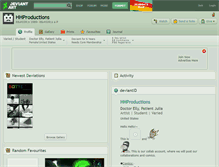 Tablet Screenshot of hhproductions.deviantart.com