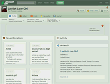 Tablet Screenshot of lawliet-love-girl.deviantart.com