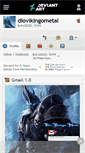 Mobile Screenshot of diovikingometal.deviantart.com