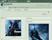 Tablet Screenshot of diovikingometal.deviantart.com