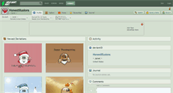Desktop Screenshot of honestillusions.deviantart.com