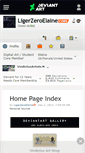 Mobile Screenshot of ligerzeroelaine.deviantart.com