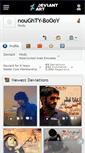 Mobile Screenshot of noughty-boooy.deviantart.com