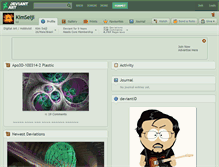 Tablet Screenshot of kimseiji.deviantart.com