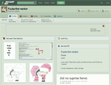 Tablet Screenshot of fuuta-the-ranker.deviantart.com