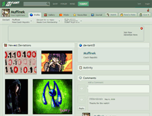 Tablet Screenshot of muffinek.deviantart.com