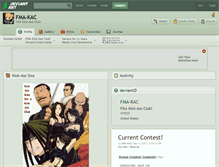 Tablet Screenshot of fma-kac.deviantart.com