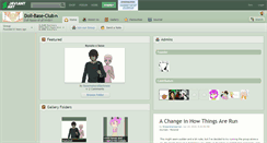 Desktop Screenshot of doll-base-club.deviantart.com