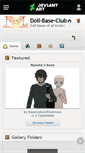 Mobile Screenshot of doll-base-club.deviantart.com