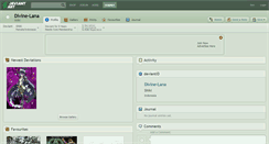 Desktop Screenshot of divine-lana.deviantart.com