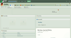 Desktop Screenshot of kryoboy.deviantart.com