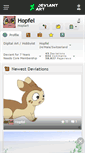 Mobile Screenshot of hopfel.deviantart.com