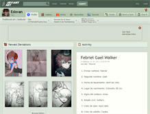 Tablet Screenshot of eslovan.deviantart.com