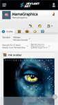 Mobile Screenshot of mamagraphica.deviantart.com