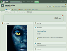 Tablet Screenshot of mamagraphica.deviantart.com