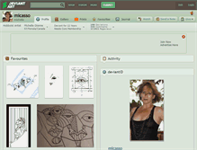 Tablet Screenshot of micasso.deviantart.com