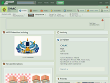 Tablet Screenshot of cnickc.deviantart.com