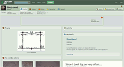 Desktop Screenshot of blood-laced.deviantart.com