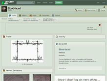 Tablet Screenshot of blood-laced.deviantart.com