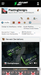 Mobile Screenshot of plastingdesigns.deviantart.com