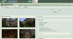 Desktop Screenshot of adarkthecoder.deviantart.com