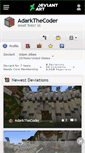 Mobile Screenshot of adarkthecoder.deviantart.com