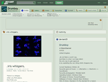 Tablet Screenshot of drumboy.deviantart.com