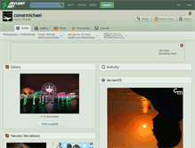 Tablet Screenshot of conormichael.deviantart.com