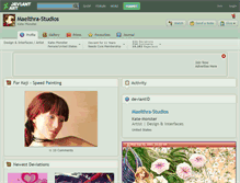 Tablet Screenshot of maelthra-studios.deviantart.com