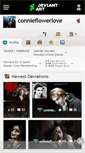 Mobile Screenshot of connieflowerlove.deviantart.com