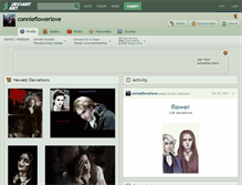 Tablet Screenshot of connieflowerlove.deviantart.com