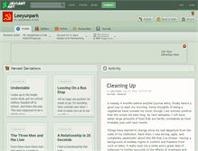 Tablet Screenshot of leeyunpark.deviantart.com