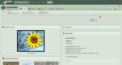 Desktop Screenshot of femmefatal.deviantart.com