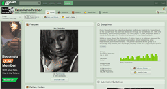 Desktop Screenshot of faces-monochrome.deviantart.com