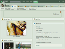 Tablet Screenshot of kerhys.deviantart.com