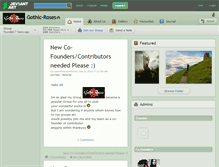 Tablet Screenshot of gothic-roses.deviantart.com