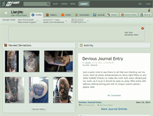 Tablet Screenshot of lianjmc.deviantart.com