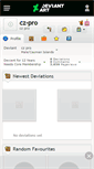 Mobile Screenshot of cz-pro.deviantart.com