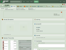 Tablet Screenshot of cz-pro.deviantart.com