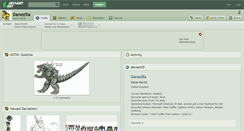 Desktop Screenshot of danezilla.deviantart.com