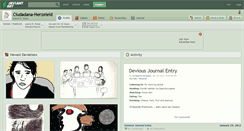 Desktop Screenshot of ciudadana-herzeleid.deviantart.com