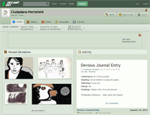 Tablet Screenshot of ciudadana-herzeleid.deviantart.com