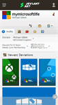 Mobile Screenshot of mymicrosoftlife.deviantart.com